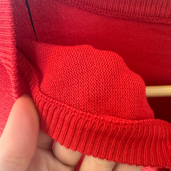 H&M Red Fine-knit Cardigan - Picture 4 of 6